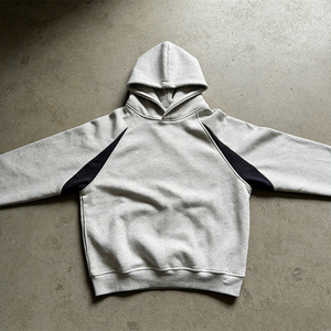 Sudaderas con capucha de forro polar extragrandes, transpirables, lavadas, con cremallera, para hombre, 100% algodón, de peso pesado, bordadas, a la moda, con logotipo personalizado al por mayor - Product Image 2