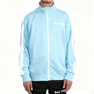 Running <strong>Jacket</strong> for <strong>Men</strong> <strong>Long</strong> Sleeve Track Top Full Zip Sports Fitness Workout Gym Active <strong>Jacket</strong> - Product Image 2