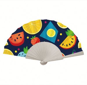 Custom Traditional Wooden Folding Fans Eco-Friendly Carved Flower Angel Portable Souvenir Painting Model Decoration Promotions - Product Image 4