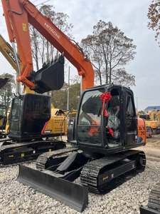 Mini-excavatrice sur chenilles hydraulique Hitachi ZX70 d'occasion, 7 tonnes, d'origine japonaise, moteur Yanmar, pompe, roulement, faible nombre d'heures, modèle 2024 - Product Image 2