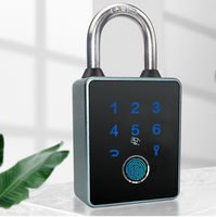 Cadenas intelligent biométrique haut de gamme étanche avec empreinte digitale, application Tuya Ttlock, mot de passe électronique et combinaison