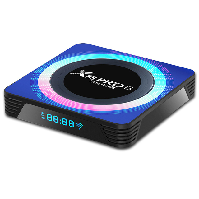 New Arrival RK3528 Android 13.0 Smart OTT TV Box X88 PRO 13 2GB 5G WIFI 8K HD IPTV Set Top Box