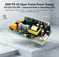 Alimentation à découpage à cadre ouvert Leyu PS-45 45W, sortie unique 5V 12V 15V 24V, carte PCB SMPS AC/DC pour applications industrielles