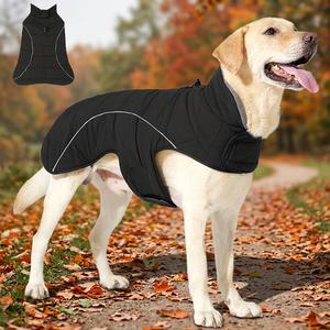 Nueva Chaqueta de Invierno para Perro, Gruesa, de Poliéster Sólido, Deportiva, de Doble Capa, Cálida, Resistente al Viento, Impermeable, Lavable y Plegable, para Perros Grandes - Product Image 3