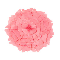 Napperon en feutre PVC en forme de fleurs artificielles faites à la main tapis de tasse colorée pour la décoration de table de mariage