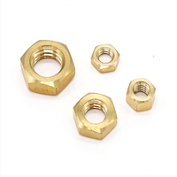 1/4 5/16 3/8 5/8 M24 mur Hex kuningan/perunggu M3 M4 M5 M6 mur Jam kuningan DIN439 mur tipis