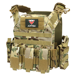 Gilet tactique ARTEX Molle System camouflage vert à libération rapide, réglable, pour la chasse, l'entraînement, la protection et la sécurité - Product Image 2