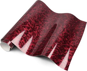 CARLAS 1.52*16m Precio al por Mayor, Vinilo <span class=keywords><strong>Rojo</strong></span> de Fibra de Carbono Forjado, Película Protectora de Pintura Automotriz TPU Ultra Brillante, PPF de Carbono, Película de Carbono - Product Image 6