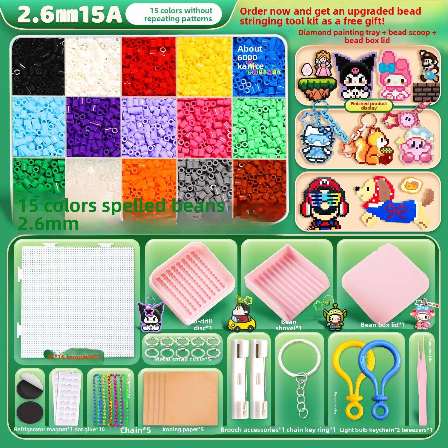 2,6 mm 15 couleurs A