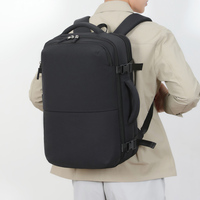 Sac à dos de voyage unisexe directement de l'usine, imperméable en terylène, multi-couches, avec sangle de bagage, compartiment pour appareils électroniques, sac pour ordinateur portable