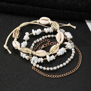 Nouvel ensemble de chevillères coquillages ZYO imperméables style bohème pour femme, idéal pour la plage et l'été - Product Image 3