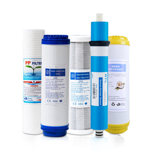 10-inch flat-mouth <b>filter</b> cartridge set, PP cotton activated carbon reverse osmosis membrane set, <b>filter</b> cartridge wholesale, un - Product Image 1