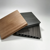 Planches de terrasse en composite bois-plastique (WPC) pour extérieur/piscine/jardin/balcon/patio/terrasse