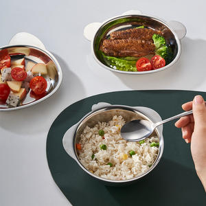 Plato <span class=keywords><strong>de</strong></span> cena dividido ecológico <span class=keywords><strong>de</strong></span> acero inoxidable 316, diseño <span class=keywords><strong>de</strong></span> animales <span class=keywords><strong>de</strong></span> dibujos animados para bebé, uso doméstico, tazón <span class=keywords><strong>de</strong></span> arroz, tazón <span class=keywords><strong>de</strong></span> <span class=keywords><strong>sopa</strong></span> - Product Image 1