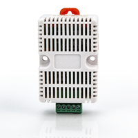 Capteur de température et d'humidité sur rail XDB1002-2, protection IP65, sortie RS485, précision 0,3/4% RH, alimentation 10-30V CC pour