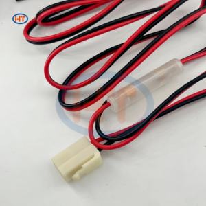 2 Pin Merah Hitam PVC 16/18AWG Kabel Harness Fuse Tube Connector Tinned Tail Panjang 1m untuk Peralatan Industri/Otomotif - Product Image 4