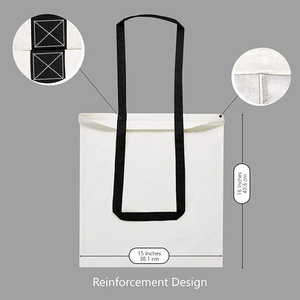 Bolsas <span class=keywords><strong>de</strong></span> Compra Plegables Resistentes <span class=keywords><strong>de</strong></span> Algodón al por Mayor, Bolsas <span class=keywords><strong>de</strong></span> Lona Multicolores con Impresión Personalizada - Product Image 2