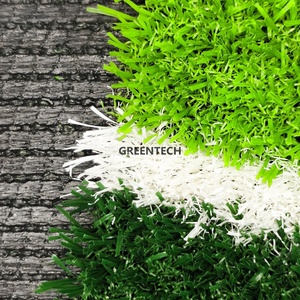 11 verde blanco 25mm fútbol barato estadio de fútbol césped artificial deportes suelo alfombra para campo de fútbol de línea blanca - Product Image 6