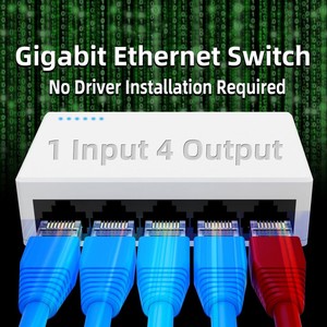 Commutateur réseau commercial Weixiangan WXA-I05G-5V à 5 ports 10/100 Mbps avec capacité de commutation de 10 Gbit/s pour <span class=keywords><strong>routeur</strong></span> 1G - Product Image 2