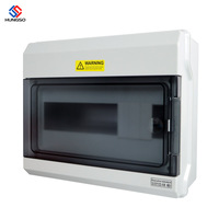 Disjoncteur domestique série HS MCB RCBO RCCB Boîtier de distribution extérieur étanche en plastique HS-12 100A 220/380V 3-36