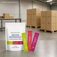 Créatine Monohydrate Électrolytes en Sachets – Mélange Quotidien pour Boisson – Marque Privée OEM ODM – Fournisseur d'Usine