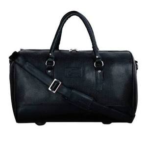 Trendy Leather Duffle <b>Travel</b> <b>Bag</b> With Large Packing Section Strong Handles Smooth Zip Closure Stylish Luggage For Sports Gym - Product Image 4