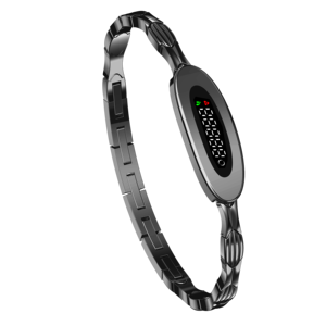Bijoux intelligents à la mode, moniteur de fréquence cardiaque Android, podomètre, moniteur de sommeil, télécommande, réveil, acier inoxydable, étanche IP68, TFT - Product Image 6