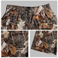 Shorts pour hommes en maille 100% polyester, imprimé camouflage rétro de haute qualité, sublimation, logo personnalisé, shorts décontractés en maille personnalisés