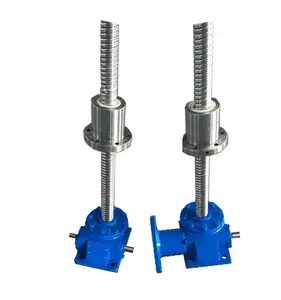 One piece can delivery RJ series precision rack and pinion synchronous screw jack