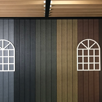 Revêtement mural écologique en bois et plastique WPC, bas prix, bon marché,
