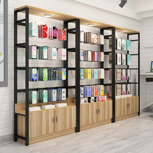 Mobile Phone Accessories Display Rack Cabinet Retail Mobile Phone Boutique Mobile Phone Cellphone Accessories Display Rack Shelf