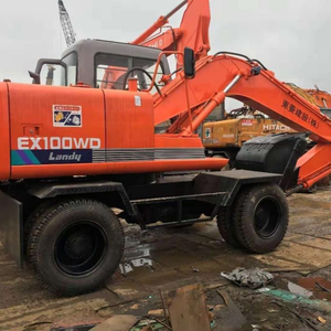 Matériel de construction Hitachi Ex100 d'occasion, 10 tonnes, moteur de 158 kW, pompe hydraulique, bon état de marche, en vente chaude - Product Image 1