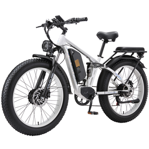 Bicicleta Eléctrica de 26 Pulgadas, 52V, 26Ah, Litio, Largo Alcance, Frenos de Disco Hidráulicos, Cuadro de Aluminio, Motor Dual sin Escobillas, Ecológica, para Hombre y Mujer, Ultra Larga Duración - Product Image 1