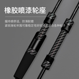 Canne à pêche Jiqiamic, action rapide, fibre de carbone, 1,8 m, pour la pêche en rivière en eau douce. - Product Image 2