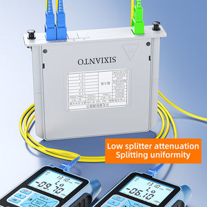 SIXIANTO SC APC PLC 1x2/16 Caja Divisora de Fibra Óptica Tipo Cassette, Divisor PLC de Inserción, Acoplador Óptico de Fibra FTTH - Product Image 3