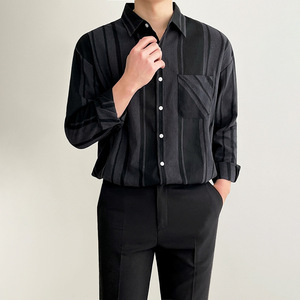 Homme Manche Longue Ensemble Chemise Et Short Pour Hommes Chemise En <span class=keywords><strong>Lin</strong></span> Pour Hommes Coton - Product Image 1