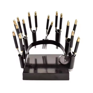 Ensemble de fer à friser les cheveux de <span class=keywords><strong>salon</strong></span> de beauté de marque privée professionnelle ensemble de baguettes à friser fer à friser les cheveux poêle LED commercial anglais - Product Image 2