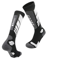 Chaussettes de ski professionnelles pour enfants, chaussettes chaudes d'hiver épaisses jusqu'aux genoux, chaussettes antidérapantes pour l'alpinisme, chaussettes longues de sport