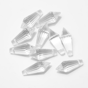 Zhubi Vente en gros Perles en cristal en forme de goutte 8x20MM pour la fabrication de bijoux, perles en verre émaillé, perles en cristal Lampwork, pendentif, lustre - Product Image 3