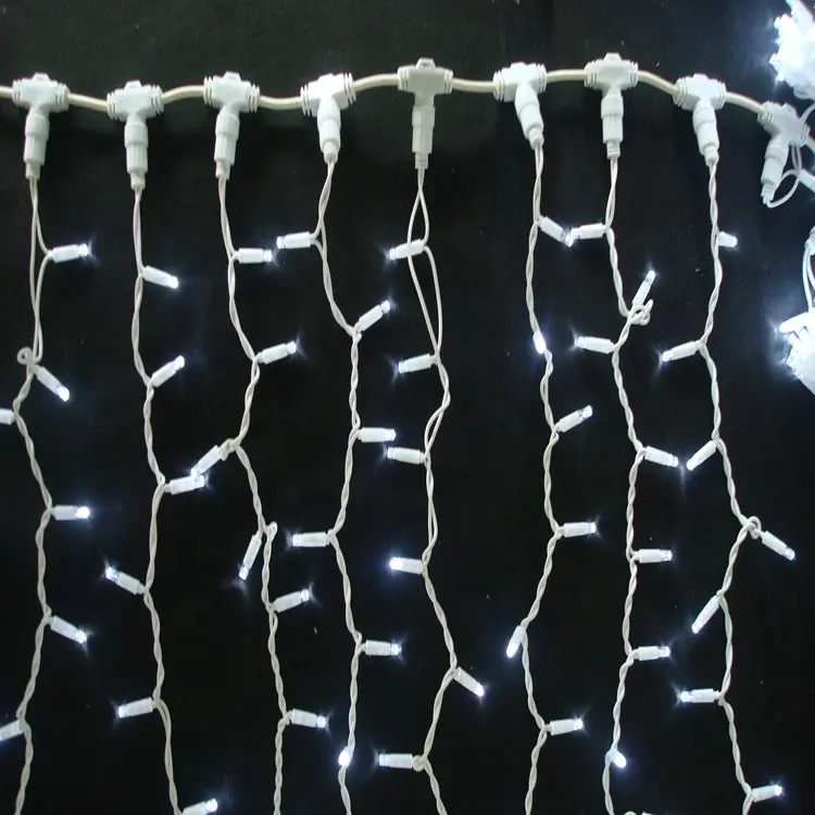 customized size waterproof outdoor string led curtain fairy light Garland For Wedding Party Curtain Decor