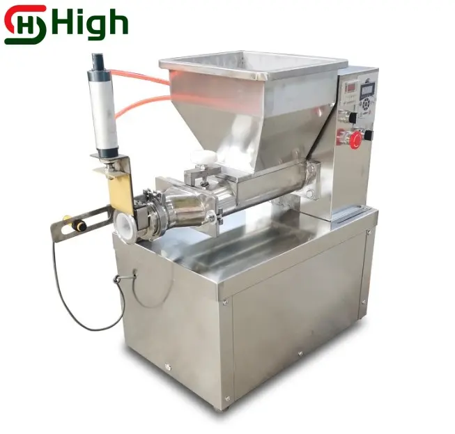 ball encrusting roller machine protein ball cutter dough ball rounder machine dough cutter with conveyor