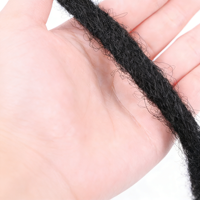 Extensions de tresses synthétiques faites à la main, dreadlocks au crochet, trame simple, fibre haute température, pré-étirées, style Reggae Hip Hop
