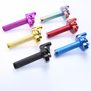 Poignée de gaz en alliage d'aluminium modifiée pour moto tout-terrain, diamètre 200 mm, 22 mm, étanche, grande taille avec câble XYRacing - Product Image 2