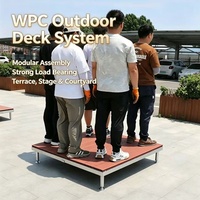 Système de terrasse en WPC réglable en hauteur OEM/ODM |   Installation rapide |   Pour les salles de sport, les jardins de villas et les cours