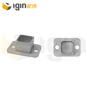 Conectores de base de aluminio, accesorios para tubos cuadrados, accesorios para barandillas de escaleras, tapas de extremo para decoración de jardines y villas - Product Image 3