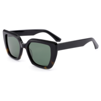 Lunettes de soleil de luxe en acétate, logo personnalisé, polarisées UV400, vente en gros pour marques de créateurs