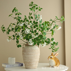 Arreglo Floral Artificial de Guanyin de Yihua, Planta de Seda para Decoración Moderna del Hogar, Arreglo en Jarrón para Sala de Estar, Entrada o Mostrador - Product Image 2