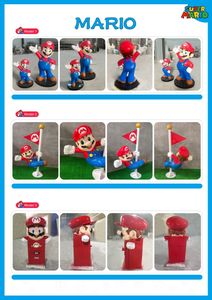 Artisanat en résine <span class=keywords><strong>MARIO</strong></span> BROS Sculpture personnalisée en fibre de verre de <span class=keywords><strong>Mario</strong></span> - Product Image 6