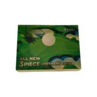 Boîte cadeau de luxe pour balles de golf, avec revêtement anti-humidité, bonne rigidité, texture premium, gaufrage écologique et doublure en éponge