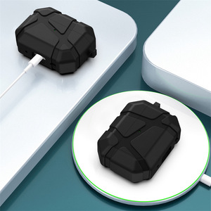 Étui de protection antichoc en silicone Armor pour <span class=keywords><strong>Apple</strong></span> pour <span class=keywords><strong>AirPods</strong></span> Pro 3 Hook Robuste Heavy Duty Protection Cover Shell - Product Image 4